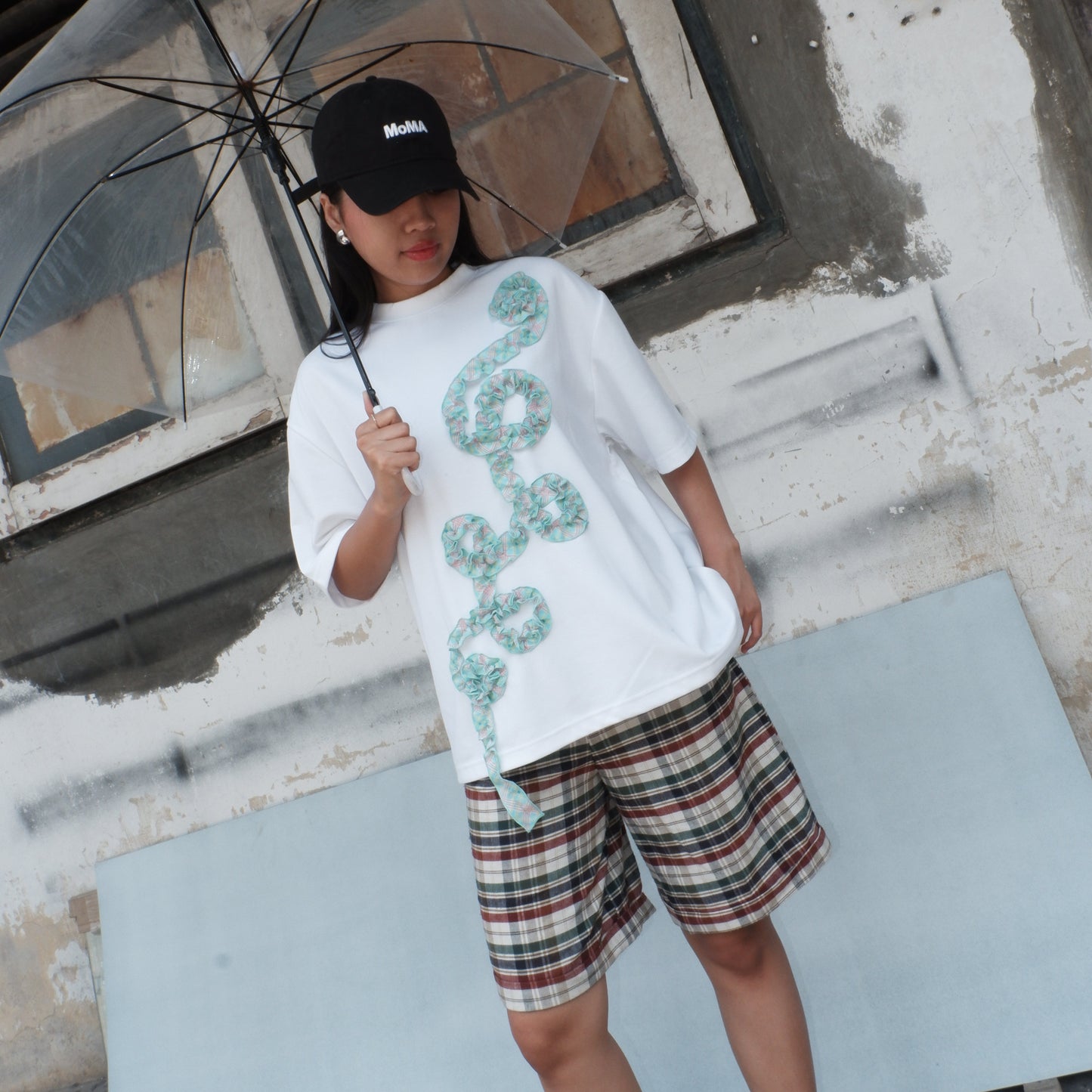 Sam Sam Oversized Tshirt in Marshmallow Fluff