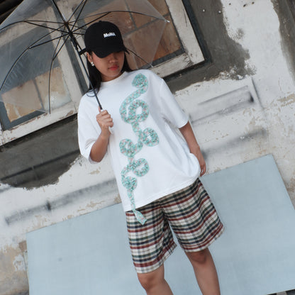 Sam Sam Oversized Tshirt in Marshmallow Fluff