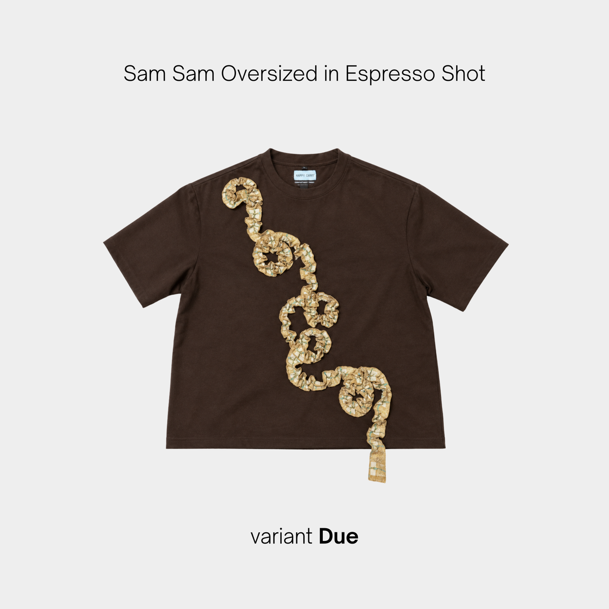 Sam Sam Oversized Tshirt in Espresso Shot