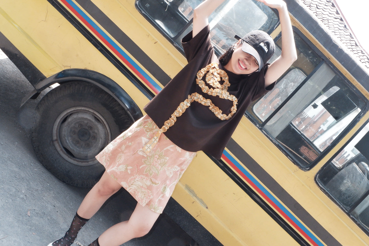 Sam Sam Oversized Tshirt in Espresso Shot