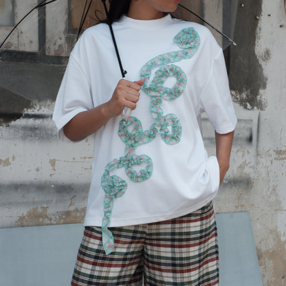 Sam Sam Oversized Tshirt in Marshmallow Fluff